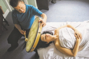 Mark Pukmel Uses Shamanic Drumming